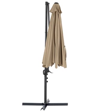 Parasol en porte-à-faux taupe  2,95 m SAVONA II