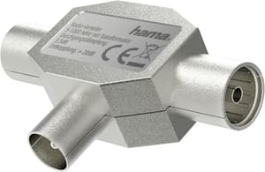 Koax-Stecker - 2 Koax-Kupplungen, Metall