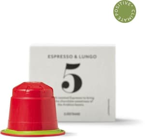 N. 5 capsule di caffè Espresso + Lungo confezione da 10 pezzi