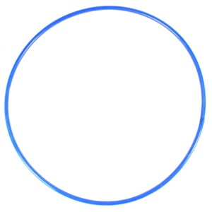 Cerchio ginnico rotondo Ø 80 cm | Blu