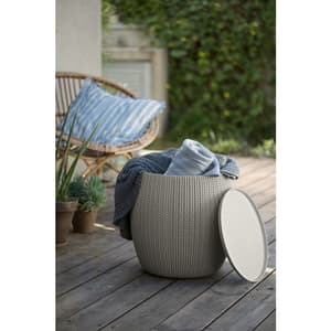Set de balcon Cozy urban Storage Set gris clair
