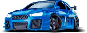 DR!FT Racer Turbo Gymkhana Edition Blue Blizzard
