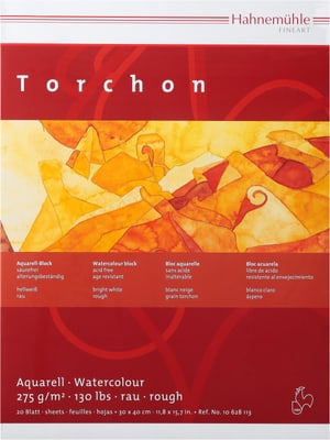 Hahnemühle Torchon Aquarell-Block 30x40
