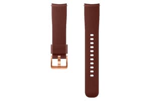Galaxy Watch (42 mm) Silicone Band 20 mm brun