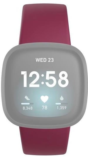 Bracelet pour Fitbit Versa 3/4/Sense (2), Bordeaux