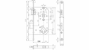 Serrature d'infilare di sicurezza MSL CASA-Alpha 1255