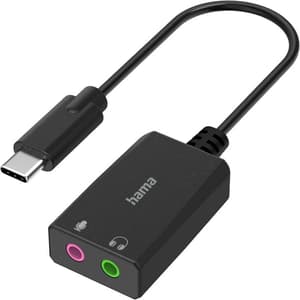 USB-C-Stecker - 2x 3,5-mm-Klinke-Buchse, Stereo