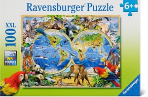 Gli animali mondo Puzzle