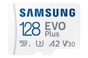 microSDXC Evo Plus 128 GB 130MB/s + SD-Adapter