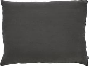 Cuscino in lino 80 cm x 60 cm, grigio