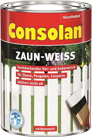 Zaunweiss Weiss Seidenmatt 2.5 l