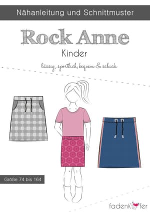 Papierschnittmuster Rock Anne