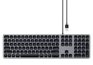 USB Alu US-Layout Keyboard per Mac