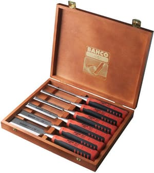 Kit di scalpelli per legno BAHCO Softgrip