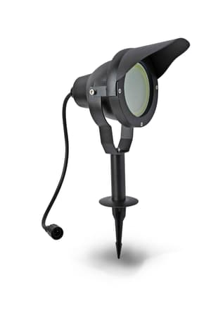 Easy Connect LED Projecteur aluminium noir, 10 W