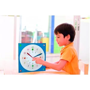 Orologio didattico per bambini Tick & Tack 30 x 30 cm, multicolore