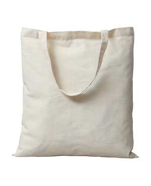 Tasche Kurzhenkel, Tote Bag, Stofftasche aus beiger Baumwolle zum Bemalen, Bedrucken und Verzieren, Ecru, 38 x 42 cm, 1 Stk.