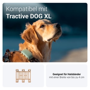 Tractive GPS DOG XL - Rubber Clip Mounting