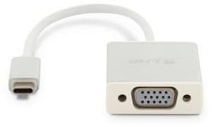 USB-C to VGA adapter, argent