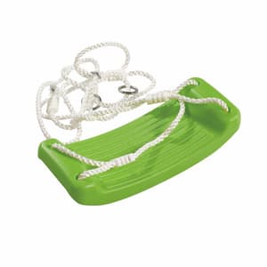 Sedile a dondolo in plastica con accessori - Verde