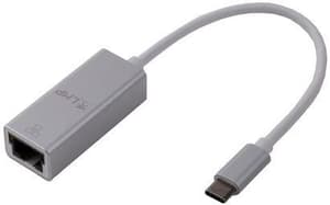 USB-C(m) to GigEth(f) adapt, argento
