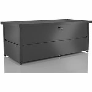 Cassetta da giardino L con serratura, antracite 185 x 85 x 73 cm