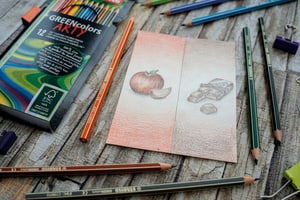 STABILO® GREENcolors crayon de couleur étui en carton ARTY de 12
