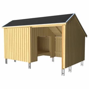 Multi Shelter 432x248x250cm Set 2 unbehandelt