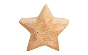 Weihnachtsfigur Stern Nature, 20 cm