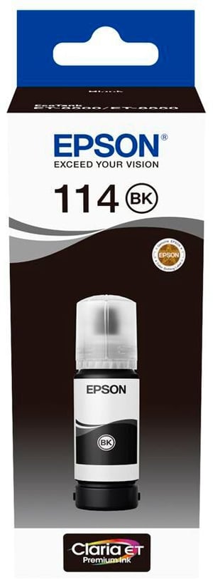 114 EcoTank Pigment Black ink bottle