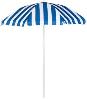 Parasol Marino 180 cm, bleu/blanc