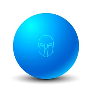 Massageball aus Ebonit Ø 6cm | Blau