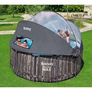 Steel Pro MAX Kit piscine 3,66 x 1,22 m avec auvent