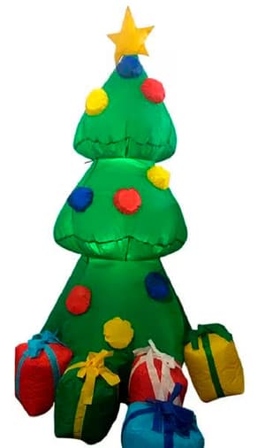 LED-Figur Weihnachtsbaum, 64 x 150 cm, Mehrfarbig
