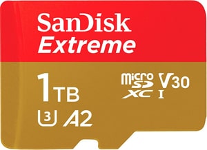 Extreme 160MB/s microSDXC 1TB