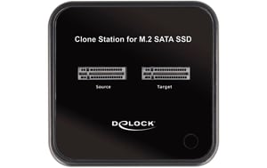 Docking- und Klonstation USB-C – 2x M.2 SATA SSD