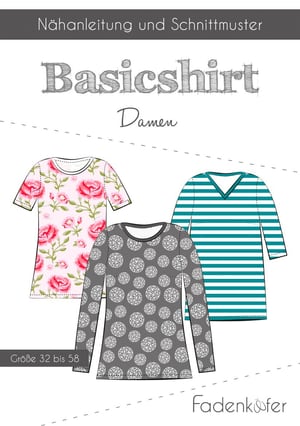 Papierschnittmuster Basicshirt