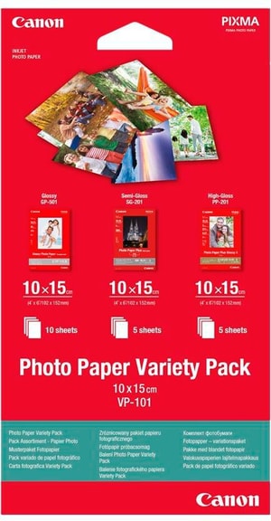 VP-101 Photo Paper variety pack 10x15cm