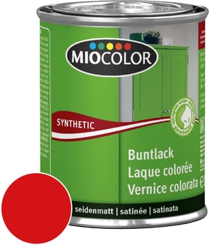 Synthetic Buntlack seidenmatt Feuerrot 750 ml