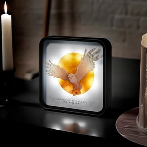 Lampada da tavolo ufficiale in plexiglass Harry Potter Hedwig