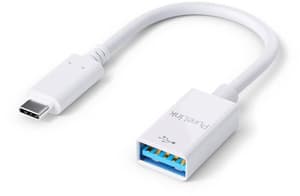 USB 3.1 Adapter IS230 USB-C Stecker - USB-A Buchse, weiss