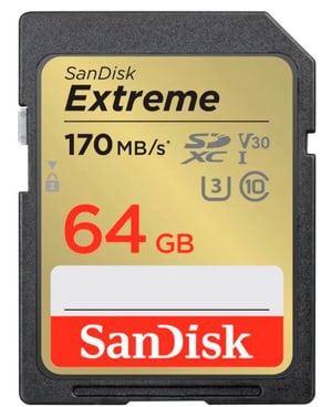 Extreme 170MB/s SDXC 64GB