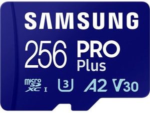 Pro+ microSDXC 180MB/s 256GB, V30, A2