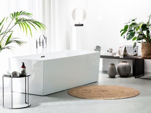 Vasca da bagno freestanding bianca 170 cm RIOS