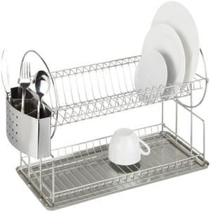 Égouttoir à vaisselle Exclusif Duo acier inoxydable