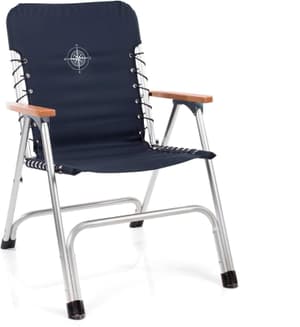 Chaise de camping Pescara bleu foncé