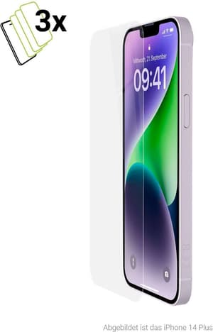 SecondDisplay iPhone 15 Plus - iPhone 15 Pro Max - 3 Pack - Transparent