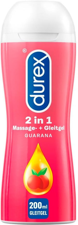 2in1 Guarana, massage & gel lubrifiant