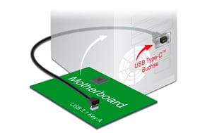 USB3.0 Pinheaderkabel USB 3.1 Gen2 - USB-KeyA zum Einbau
