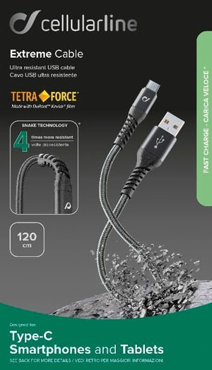 Extreme Cable 120cm C-USB